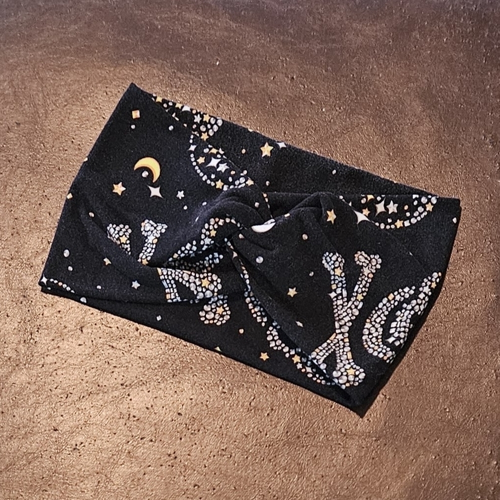 Black Starry Headband